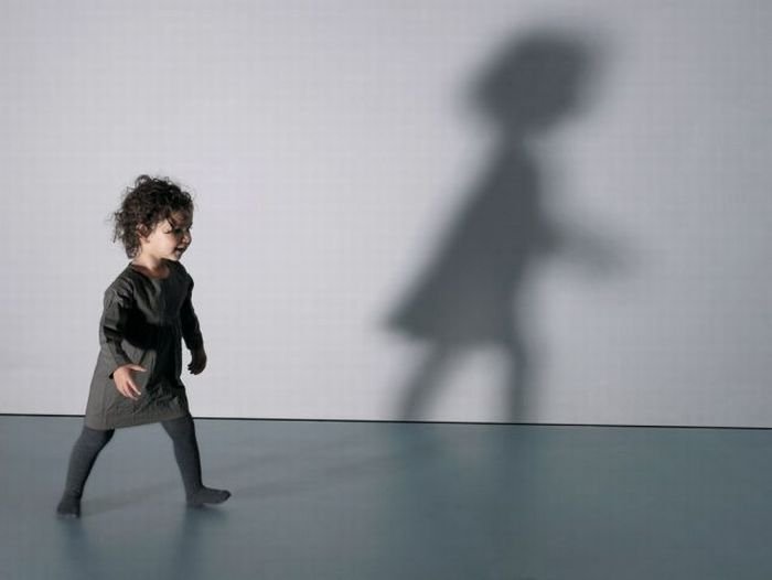 creative advertisement with children