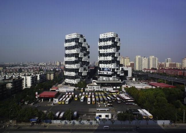 Cube houses in China