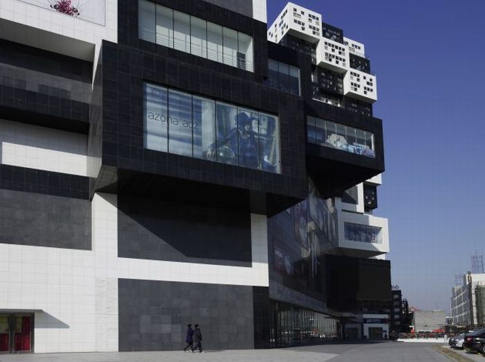 Cube houses in China