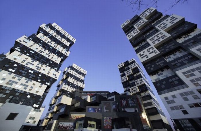 Cube houses in China