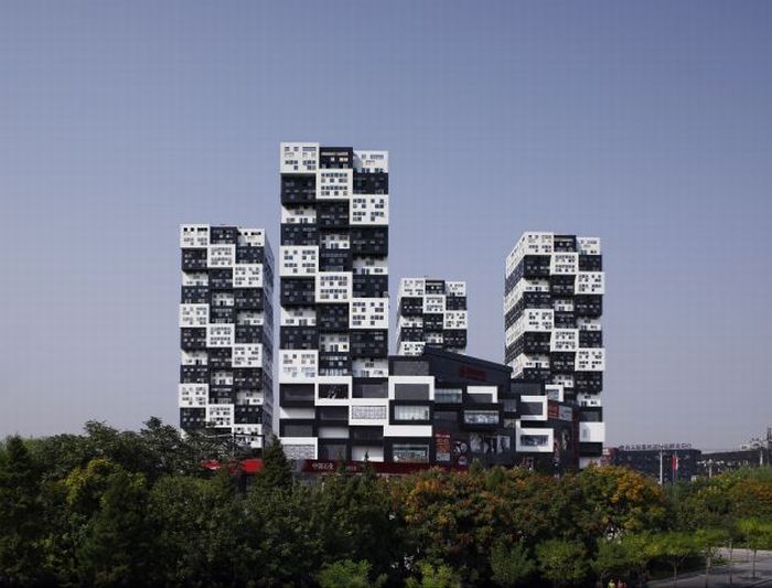 Cube houses in China