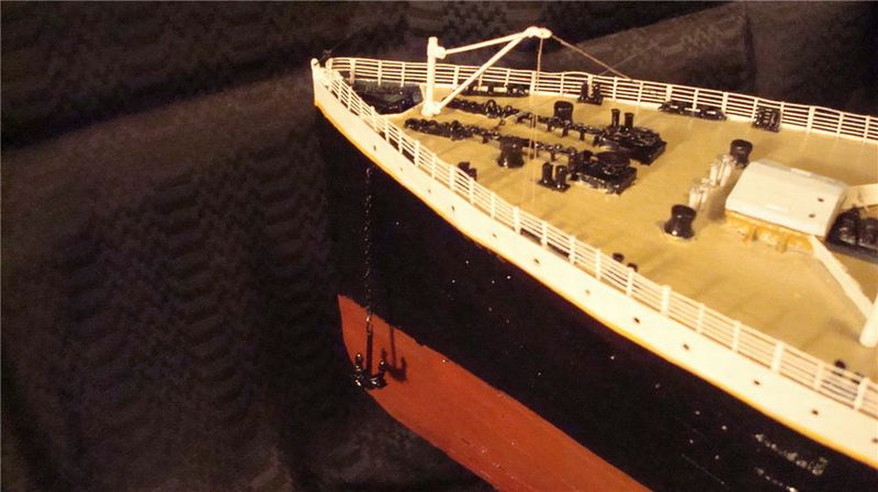 titanic paper model