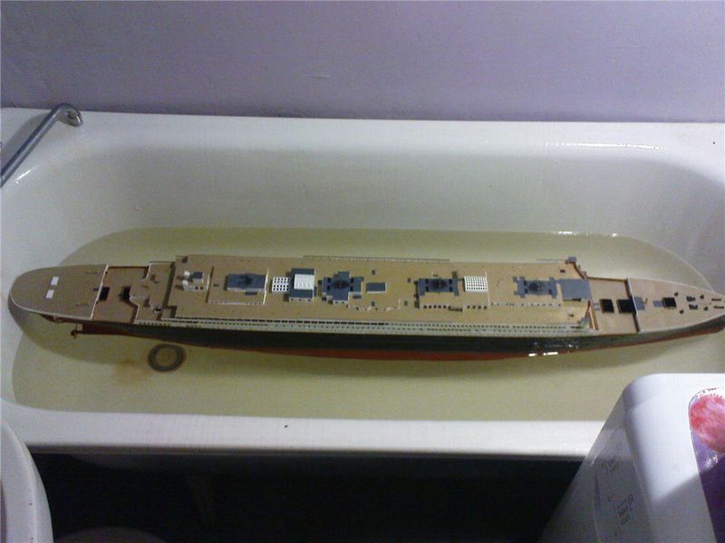 titanic paper model