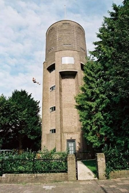 water tower living house