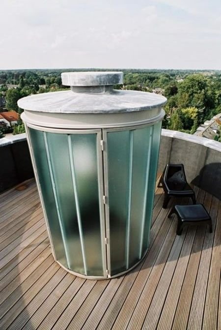 water tower living house