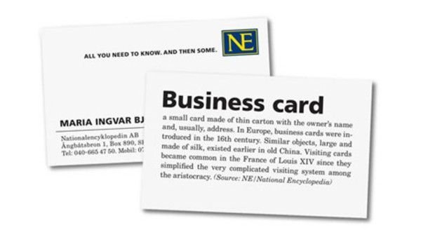 creative business card