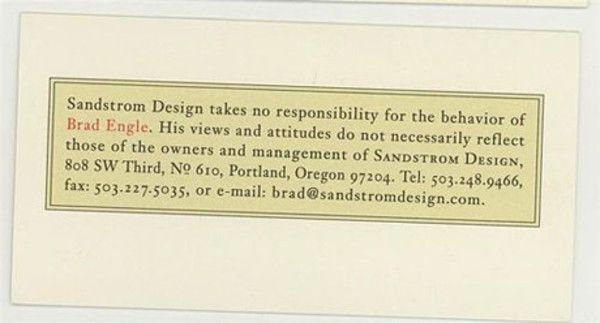 creative business card