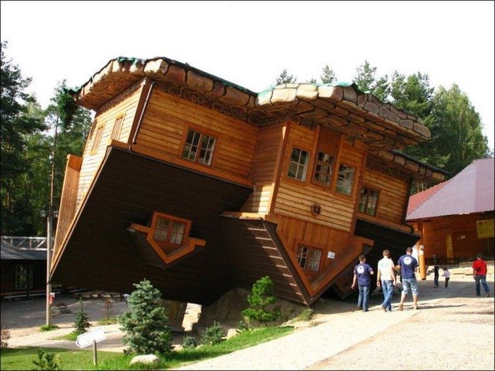 upside down house