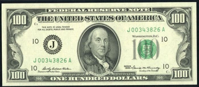 History: 150 years of United States $100 (one hundred-dollar) bill, United States