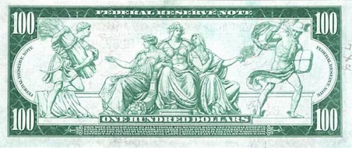 History: 150 years of United States $100 (one hundred-dollar) bill, United States