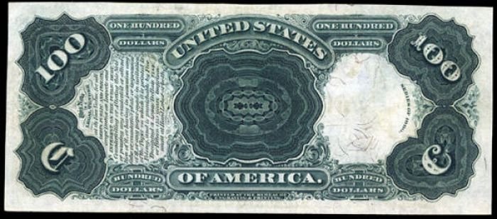History: 150 years of United States $100 (one hundred-dollar) bill, United States
