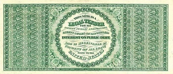 History: 150 years of United States $100 (one hundred-dollar) bill, United States