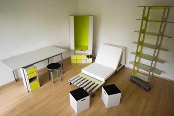 Casulo, entire apartment's furniture in one small box