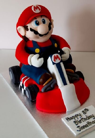 super mario cake