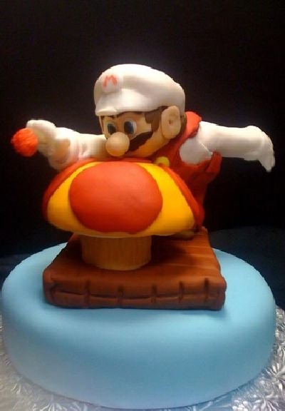 super mario cake