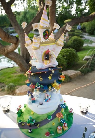 super mario cake