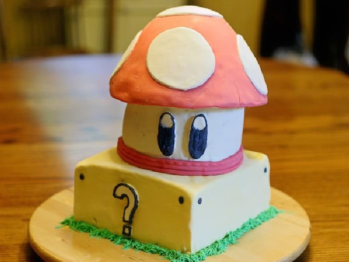 super mario cake