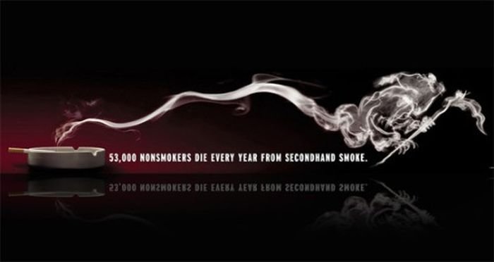 creative anti-smoking ad