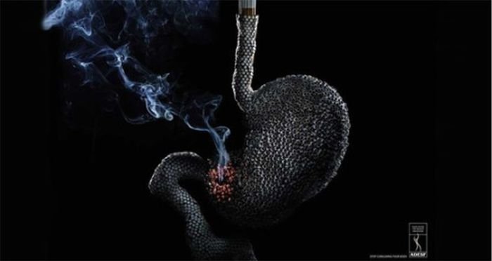 creative anti-smoking ad