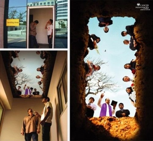 creative anti-smoking ad