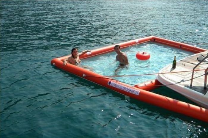 magic swim, pool for a yacht