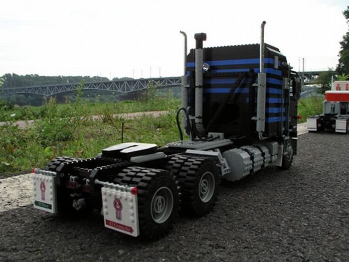 truck built from lego