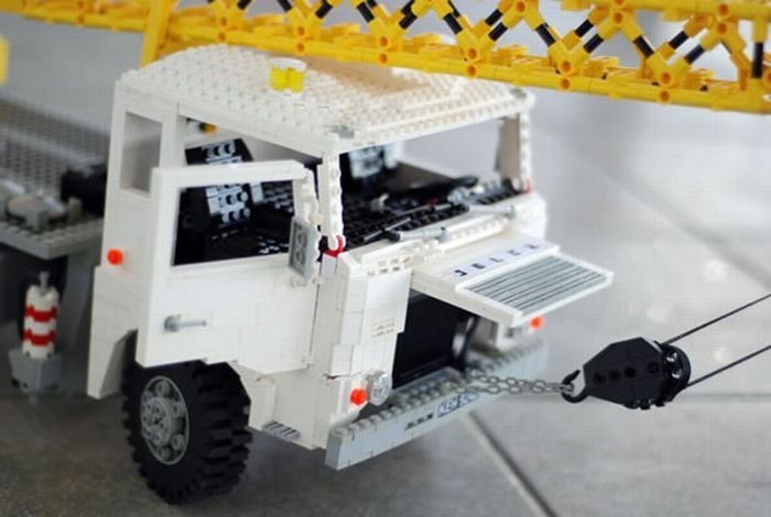 truck built from lego