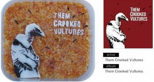 bento lunches decorated as album covers