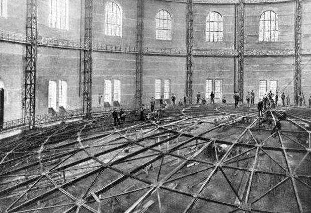 living spaces inside old gasometers