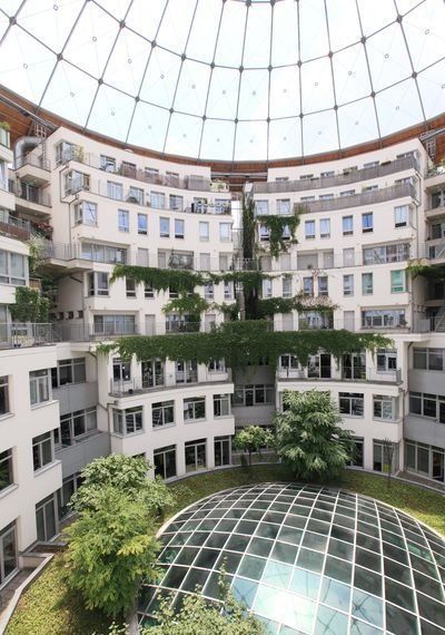 living spaces inside old gasometers