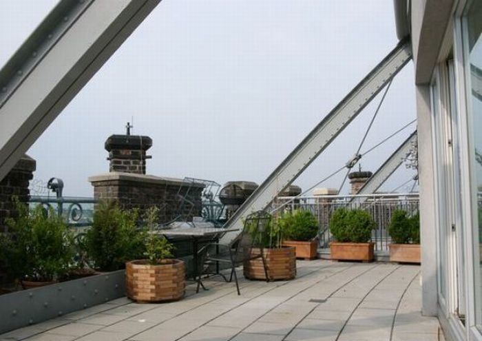 living spaces inside old gasometers