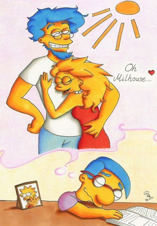 different look of the simpsons