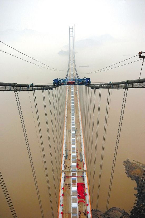 world's top suspension bridge