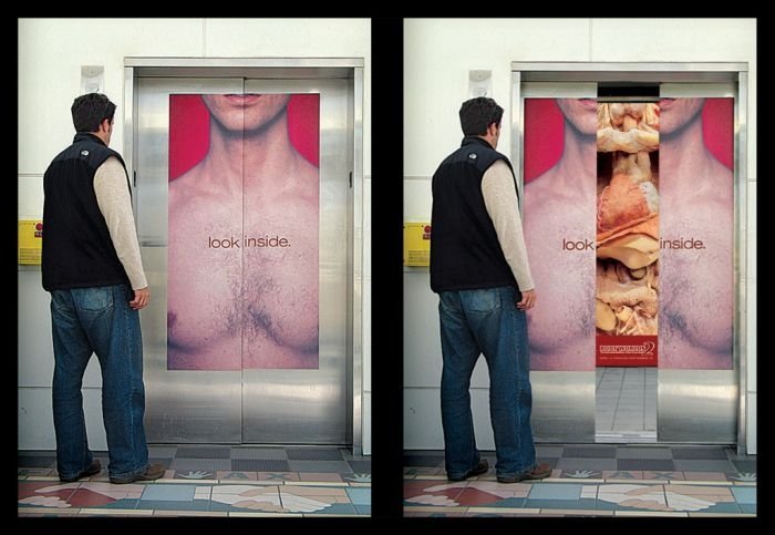 elevator ad