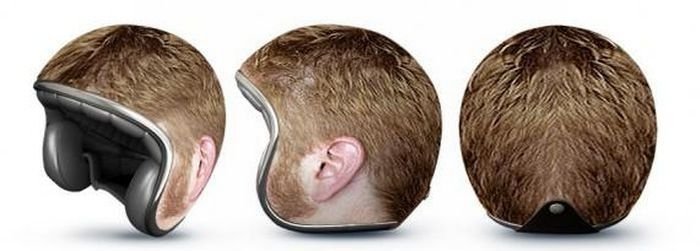 creative motorcycle helmet