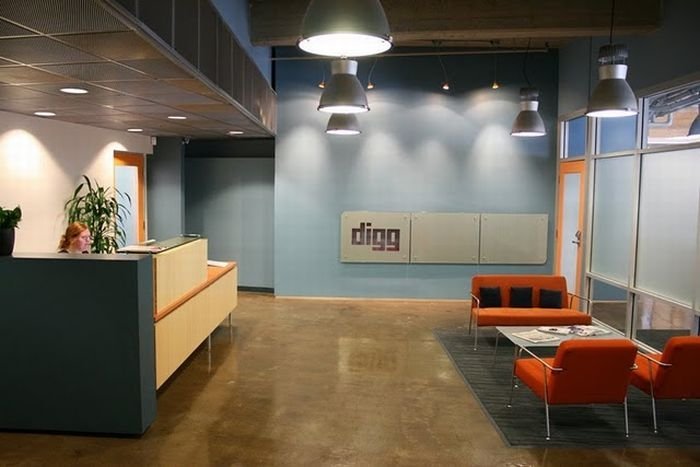 Inside the Digg office