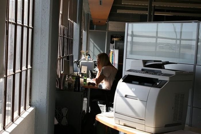 Inside the Digg office