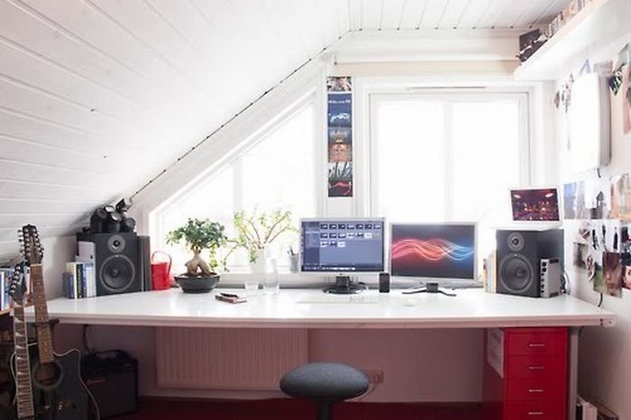 clean minimal workspace