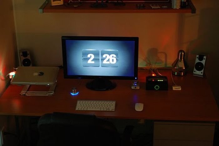 clean minimal workspace