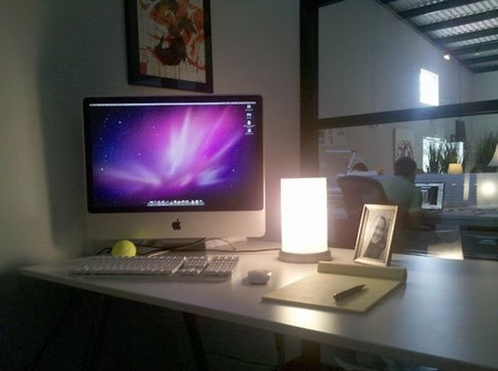 clean minimal workspace