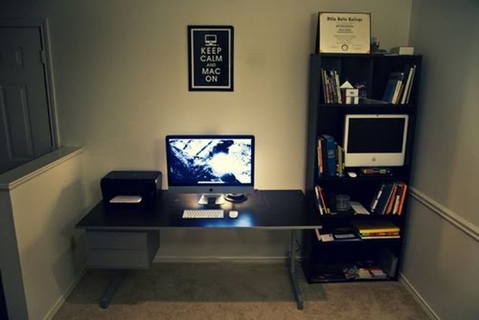 clean minimal workspace