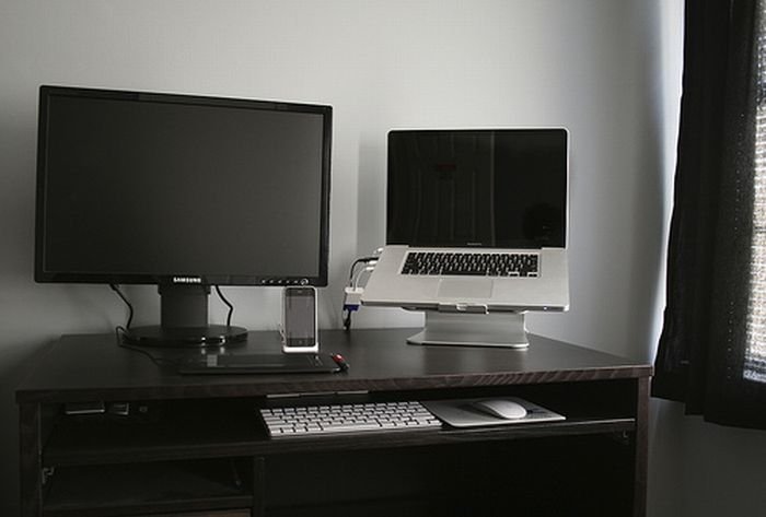 clean minimal workspace