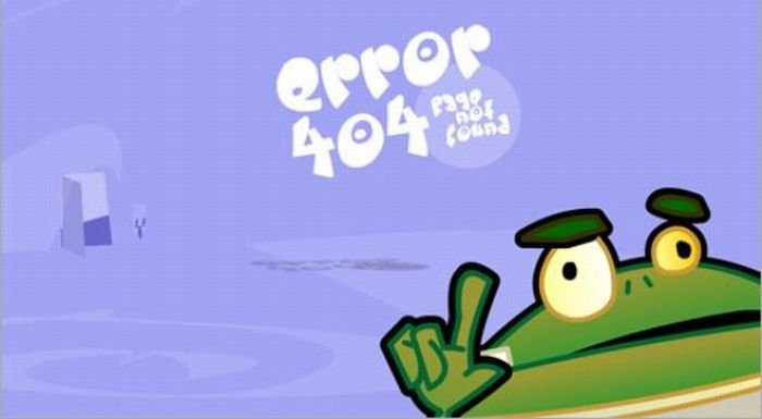 HTTP 404 error page