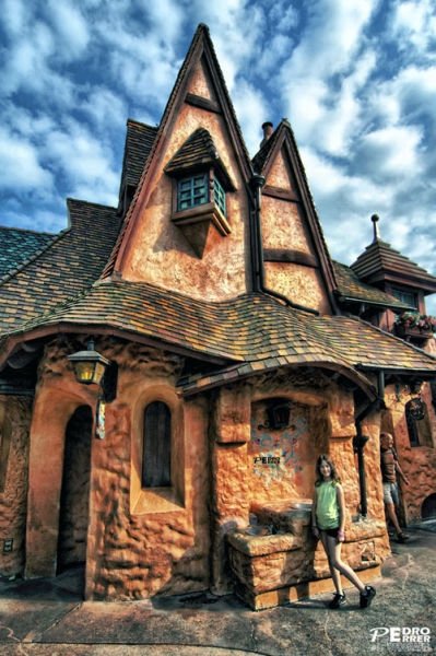 fairy tales house in real world