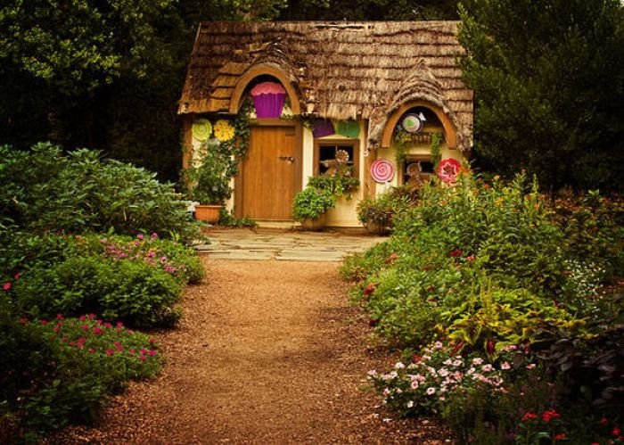 fairy tales house in real world