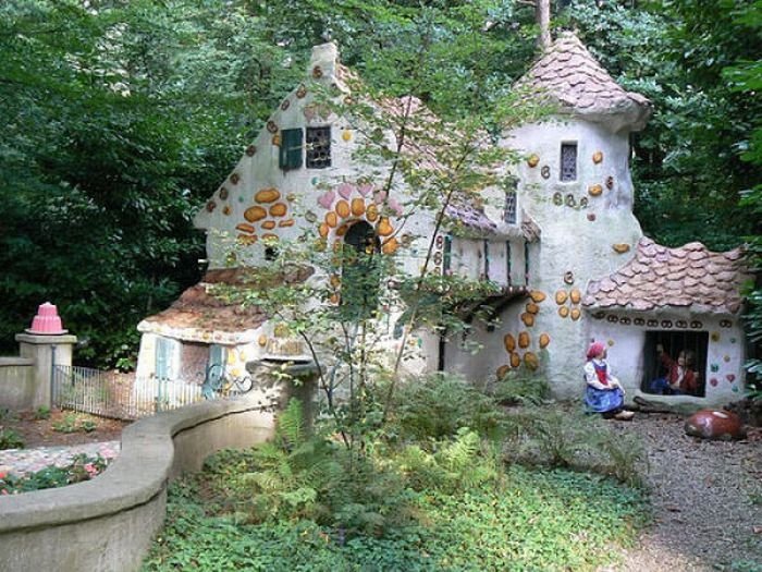 fairy tales house in real world