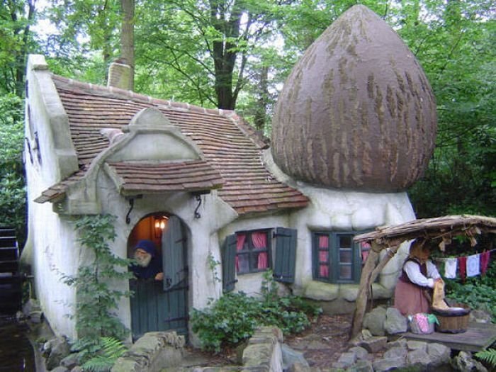 fairy tales house in real world