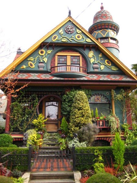 fairy tales house in real world