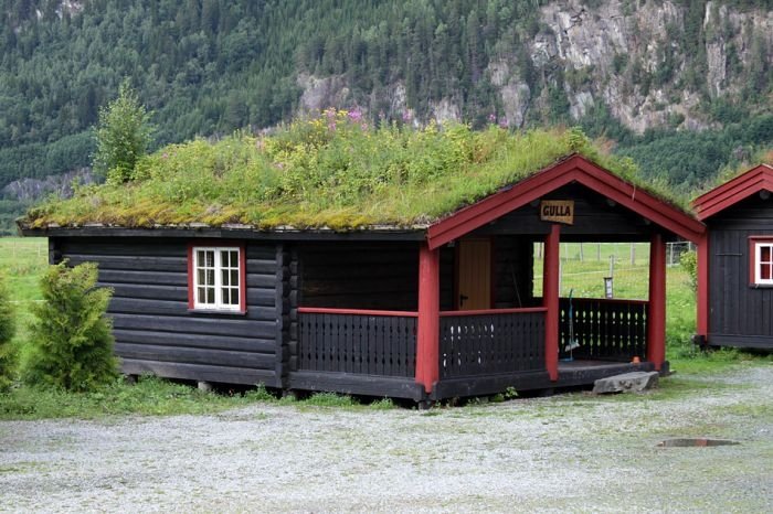 Sod roofs, Norway