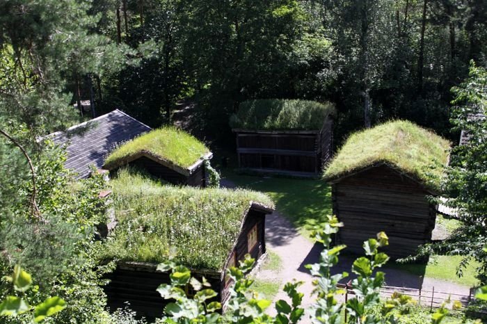 Sod roofs, Norway